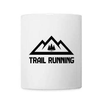 Trail Running - Mug - white - Front