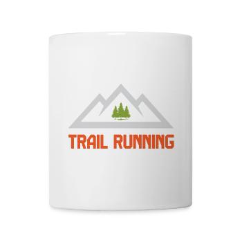 Trail Running - Mug - white - Front