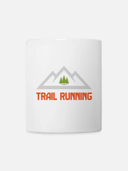 Trailrunning (Trailrunning) - Tasse - Weiß