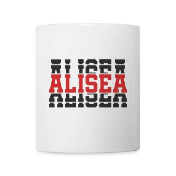 t-shirt Alisea t-shirt gift idea stacked text - Mug - white - Front