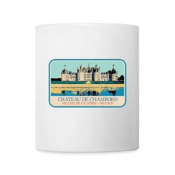 Illustration Château Chambord, Loire Valley - Mug - white - Front