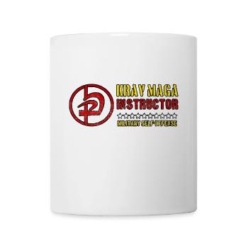 Krav Maga Instructor Martial Art Defense - Mug - white - Front