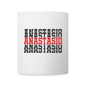 t-shirt Anastasio t-shirt gift stacked text - Mug - white - Front