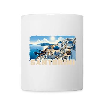 Santorini Greece Ocean Volcano Akrotiri - Mug - white - Front