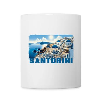 Santorini Greece Ocean Volcano Akrotiri - Mug - white - Front