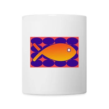POISSON - Mug blanc - blanc - Devant