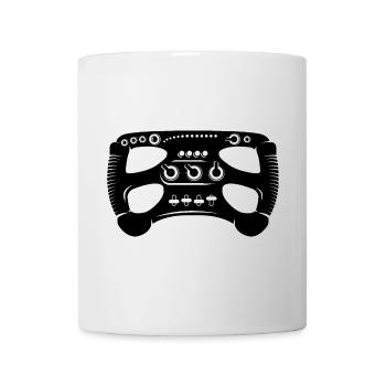 simracer lenkrad formel racing gaming gamer Team - Tasse - Weiß - Vorne