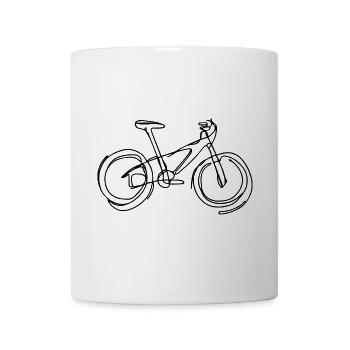 VTT - Mug blanc - blanc - Devant