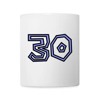 30. 30 YEARS. 30th ANNIVERSARY. 30TH ANNIVERSARY. - Mug - white - Front