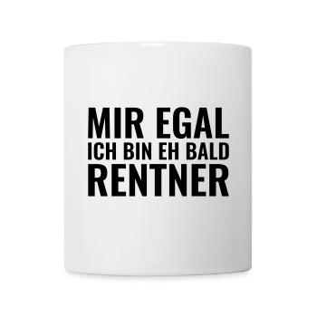 Rentner - Tasse - Weiß - Vorne