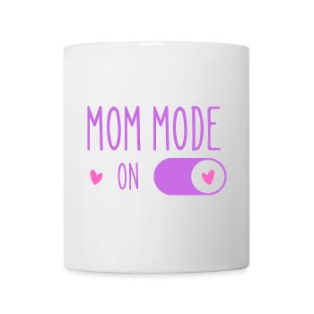 Aktiver Mom-Modus Lila - Tasse - Weiß - Vorne