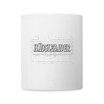 Constructeur de maisons de conversion avec hypothèque musculaire - Mug blanc - blanc - Devant