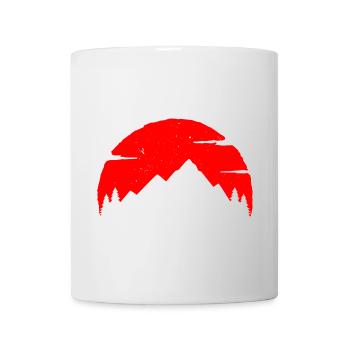 Crimson Peaks in der Abenddämmerung - Tasse - Weiß - Vorne