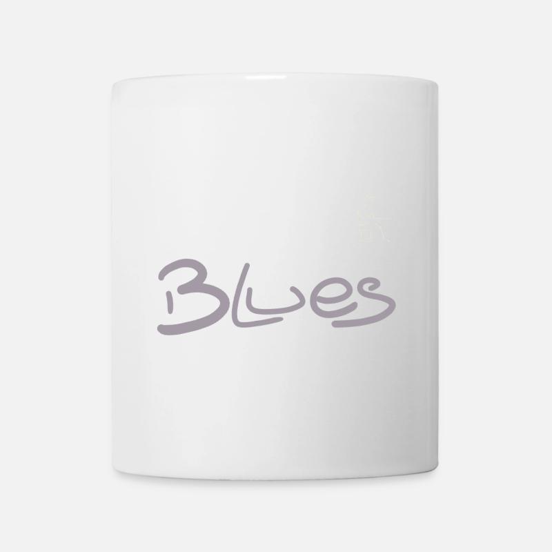 Blues-Gitarrist - Tasse - Weiß