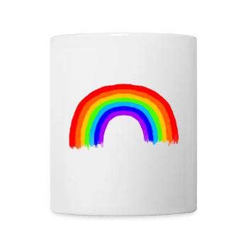 Arc-en-ciel / RVB - Mug blanc - blanc - Devant