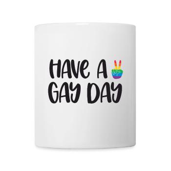 LGBT Pride Month - Have a Gay Day - Tasse - Weiß - Vorne