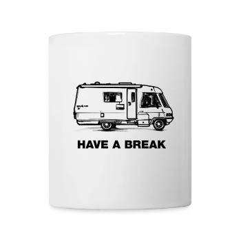 Faites une pause... Campeur - Mug blanc - blanc - Devant