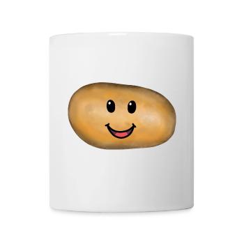Kartoffel Gemüse Kartoffeln - Tasse - Weiß - Vorne