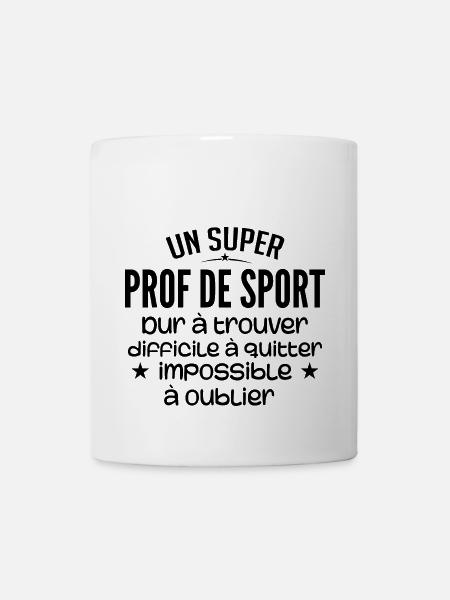 Un Super Prof de Sport Cadeau Prof de Sport - Mug blanc - blanc
