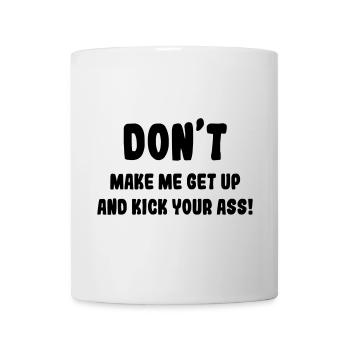 Don't force me to get up from my wheelchair # - Mug - white - Front
