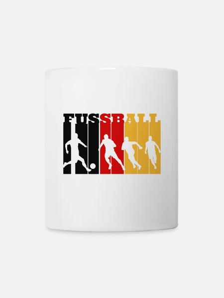 Deutscher Fußball - Tasse - Weiß