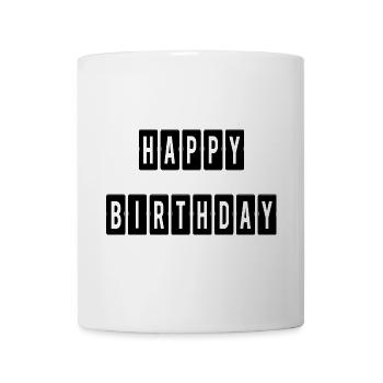 ALLES GUTE ZUM GEBURTSTAG. ALLES GUTE ZUM GEBURTSTAG. JAHRESTAG. - Tasse - Weiß - Vorne