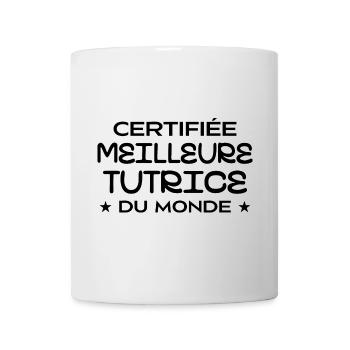 Certified Best Tutor in the World - Mug - white - Front