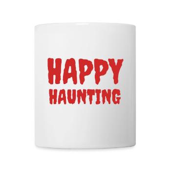 Spooky Halloween Haunting T-Shirt Design - Mug - white - Front