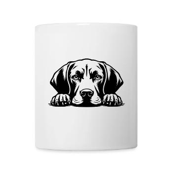 Magyar Vizsla Kopf mit Pfoten - Tasse - Weiß - Vorne