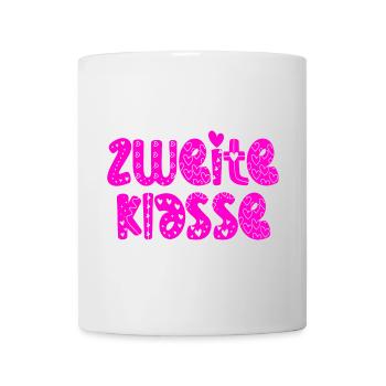Grundschule 2 Klasse - Zweite Schulklasse - Tasse - Weiß - Vorne
