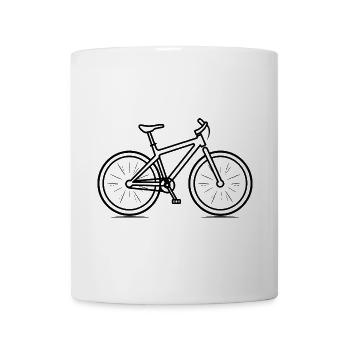Mountain bike - Mug - white - Front
