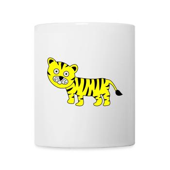 Tigre Drôle - Mug blanc - blanc - Devant