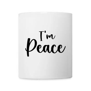 I Come In Peace I'm Peace Funny Matching Couple - Mug - white - Front