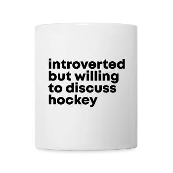Hockey Hockey Hockey - Tasse - Weiß - Vorne