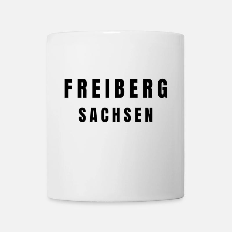 Freiberg Sachsen - Tasse - Weiß