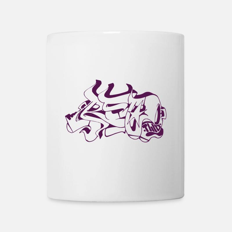 Abstract Graffiti Design - Mug - white