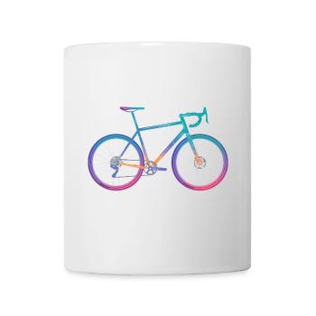 Gradient Cycling Bicycle Design - Mug - white - Front