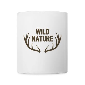 Bois de cerf & Nature sauvage - Mug blanc - blanc - Devant