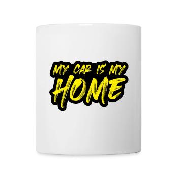 Camping Car Vivre dans une voiture - Mug blanc - blanc - Devant