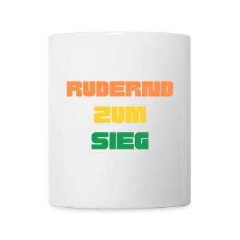 Rowing to victory - Mug - white - Front