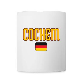 COCHEM Deutschland Flaggendesign - Tasse - Weiß - Vorne