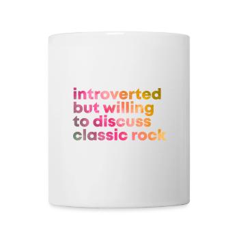 Klassischer Rock - Tasse - Weiß - Vorne