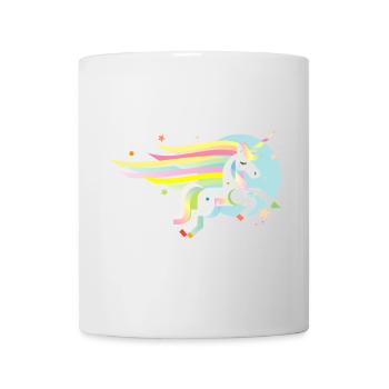 Licorne délicate en pastel - rêveur et magique - Mug blanc - blanc - Devant