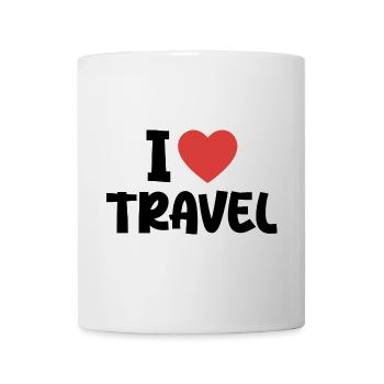 I Love Travel - Mug blanc - blanc - Devant