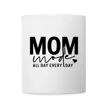 Mom Mode All Day Every Day - Mug - white - Front