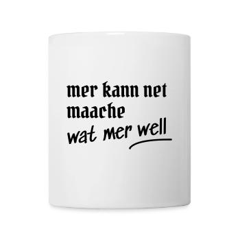 Cooler Spruch auf Kölsch - Tasse - Weiß - Vorne