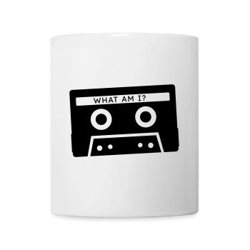 Qu’est-ce qu’une cassette - Mug blanc - blanc - Devant