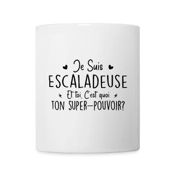 I am a Climber. What's your superpower? - Mug - white - Front