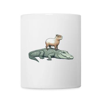 Capy & Croc Dreamteam - Tasse - Weiß - Vorne