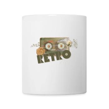Retro Cassette Collage - Mug - white - Front